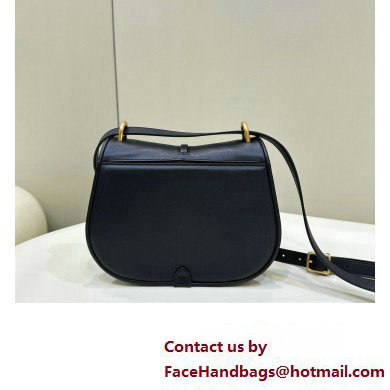 Fendi C Com Medium bag in smooth and full-grain leather Black 2023 - Click Image to Close